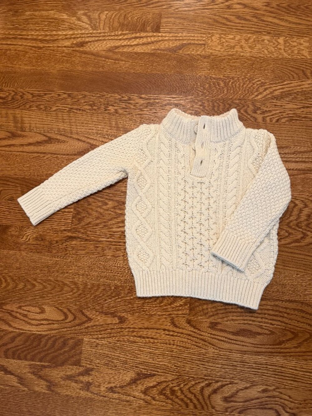 Gap Boys’ Irish Knit-Style Sweater – Size 3T